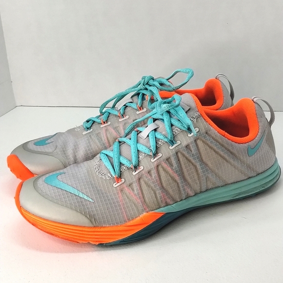 Nike Womens Lunar Cross Element size 10 653528-004 Gray Running Shoes Sneakers - Picture 2 of 13